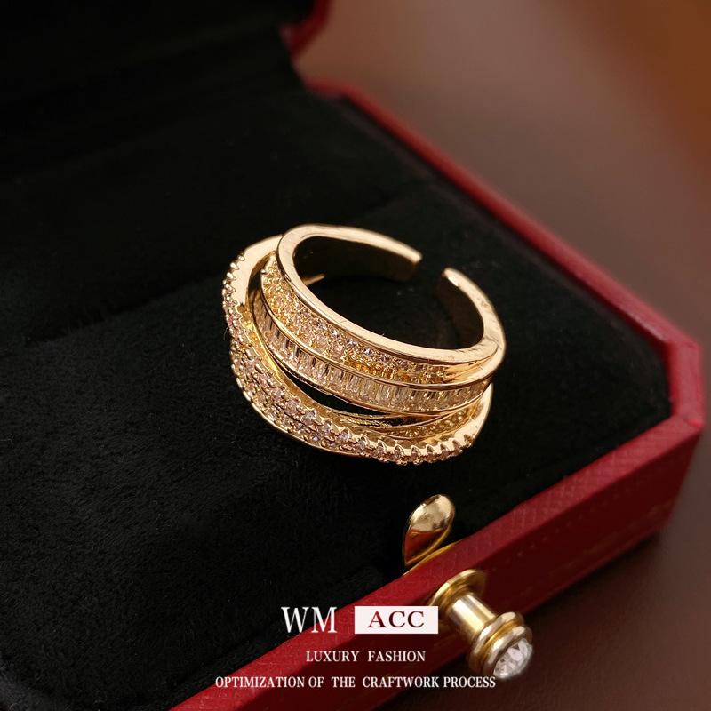 Inel rotund retro turcoaz deschis - Modă high-end în stil curte pentru degetul arătător