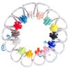 14 Pcs Random Color Waterproof Silicone Swimming Nose Clip Diving Surfing Swim Nose Clips for Adults Children