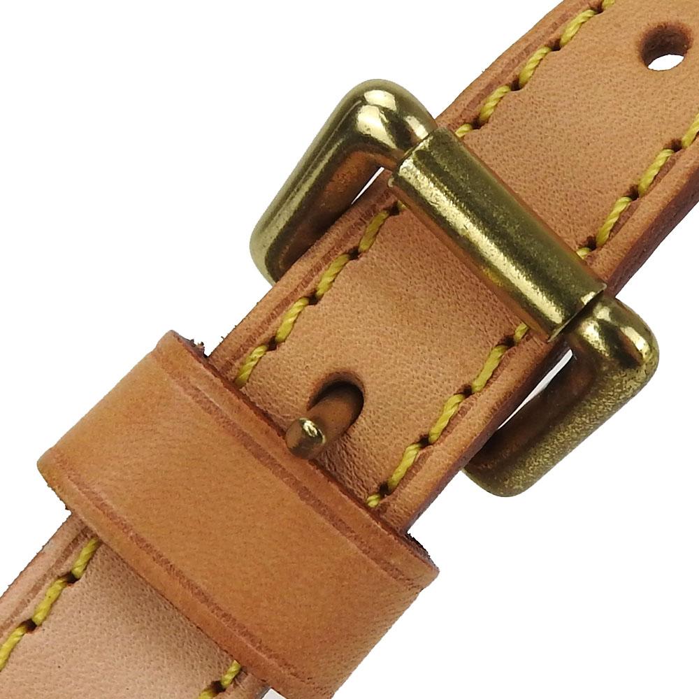 Used LOUIS VUITTON Shoulder strap Nume leather beige beige Adjustable