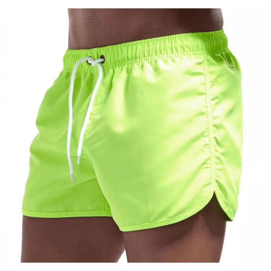 Sommer Herren Strand elastische Taille Krawatte lässig atmungsaktive Shorts Bademode