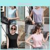 Cotton Sleeveless T Shirt For Women Summer Casual Fit For Office Use