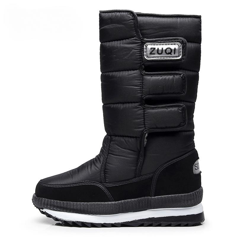 Snow Boots Men Women Winter Shoes Warm Cotton Large Snow Boots Medium Tube Cotton Shoes