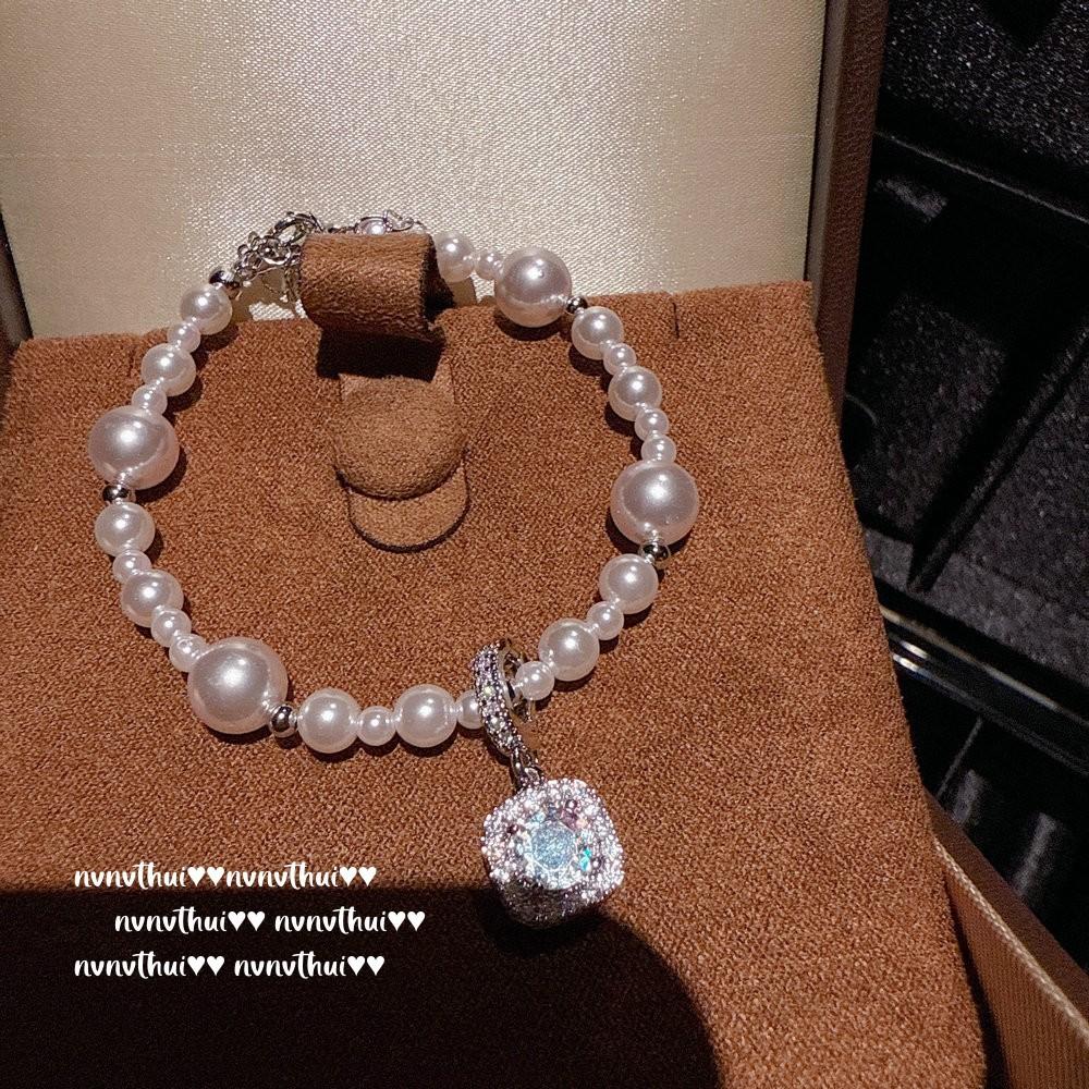 Haute Couture Jewelry Real Much Hemp Bubble Sugar Cube Gemstone Pearl Necklace, Tahiti, Car Flower Manta Bead Bracelet