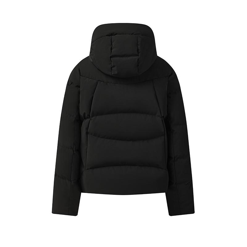 Fila White Casual Classic Warm Soft Stretch Hooded Down Jacket Women Jackets F11W543906FBK