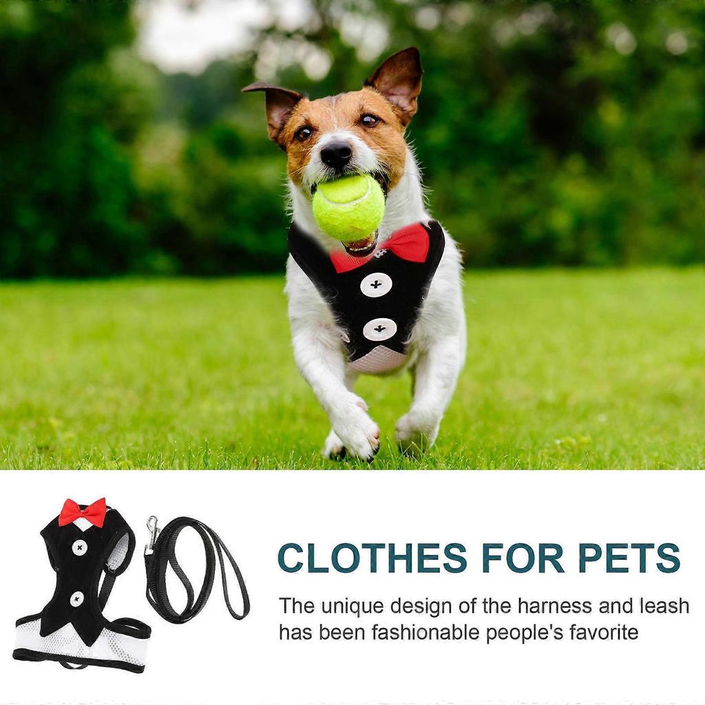 Dog Harness Leash Puppy Traction Harness for Pet Walking 3Sets