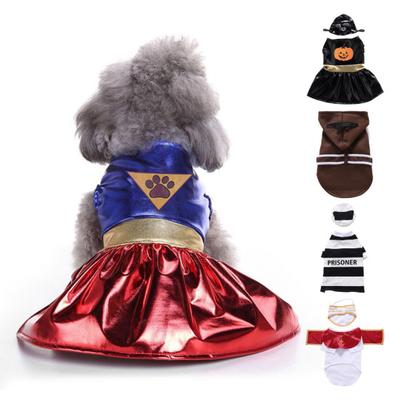 Köpek Kostümü Evcil Hayvan Giydirme Mahkum Samuray Godfather Giyim Cadılar Bayramı Cosplay Parti Kıyafeti Küçük Orta Boy Köpekler Kediler için