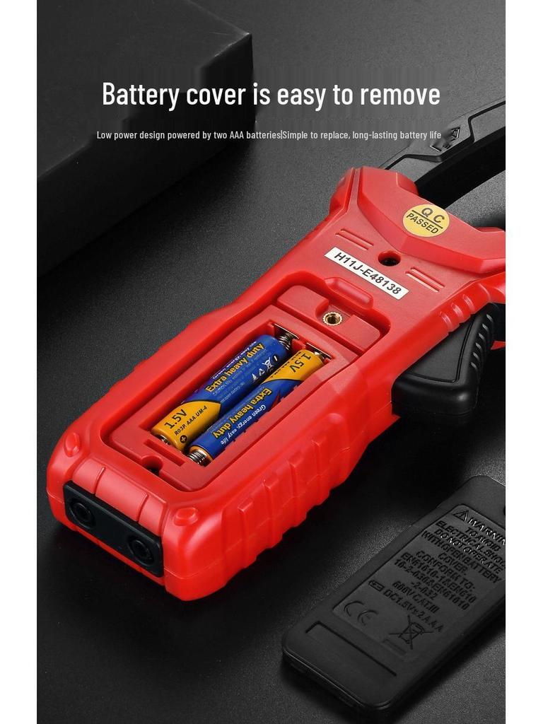 HT206D Smart Digital Clamp Meter - AC/DC Multimeter & Leakage Current Tester