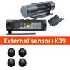 Sensors TPMS Removable Battery Wireless Intelligent Sensing Tire Pressure Monitor System Safety Alarm LCD Display