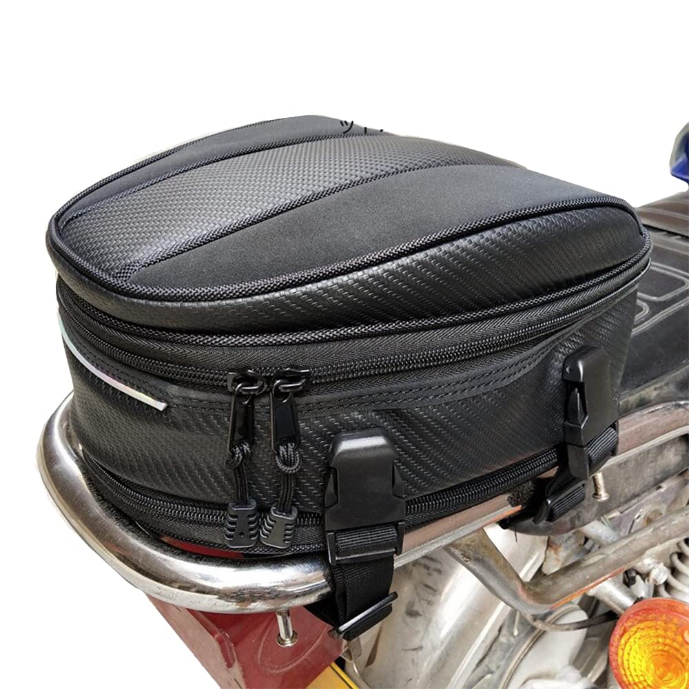 

Motorcycle Seat Touring Rear Tail Large Small Item Rain Half Hat Storage Bag, Bag, Bag, Bag, Waterproof, Capacity, Multifunctional, Storage, Gear,