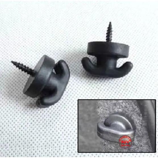 2pcs Auto Part Accessories REAR TRUNK ENVELOPE CARGO NET TIE DOWN HOOK RING LOOP HANGING ACCESSORIES LF1
