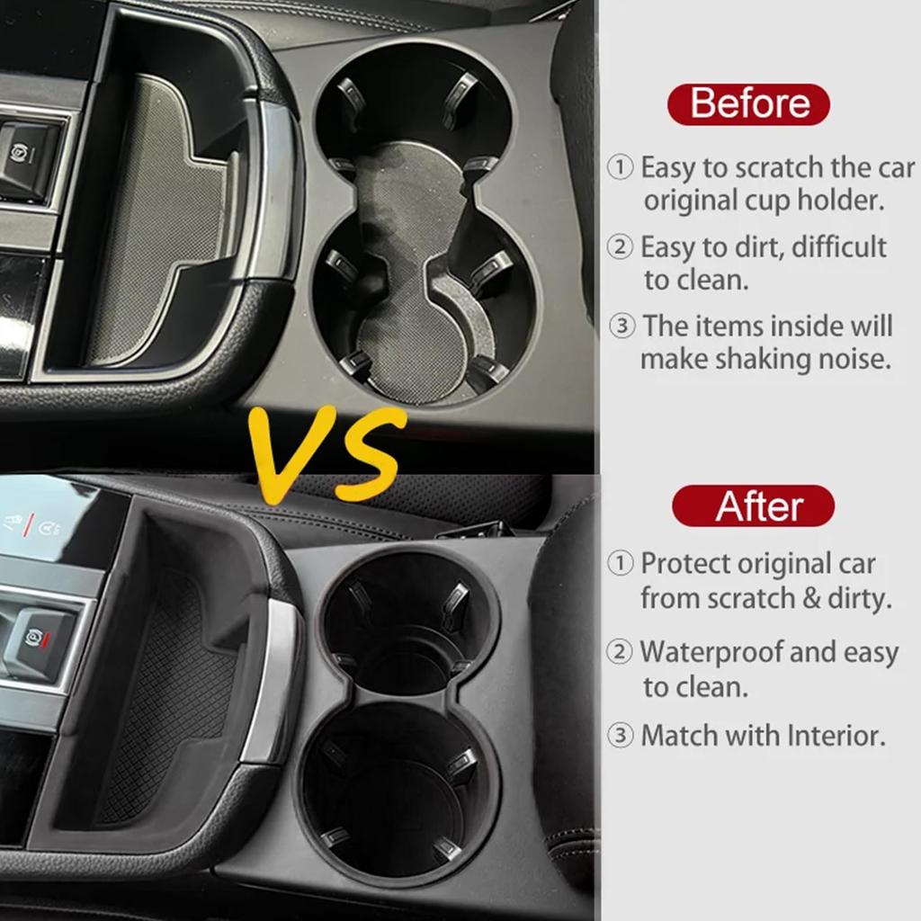 Custom parts for the Porsche Drink Holder Protective Cover and Console Storage Box Protective Porsche Macan custom silicone waterproof protective easy