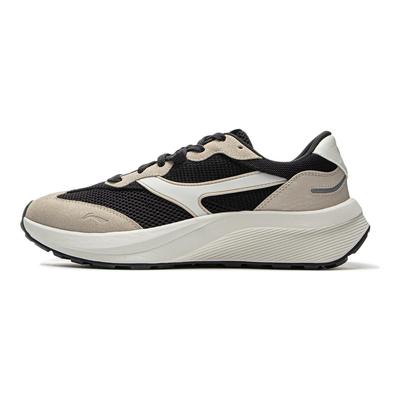 Li Ning Zheng Rong M500 Versatile Retro Thick Sole Fashion Trend Shock Absorption Non-Slip Wear-Resistant Support Low-Top Casual Shoes AGCV069-2