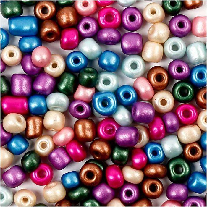 Perles de rocaille - Métallique - 5 mm - 130 g - Mixte - Adulte