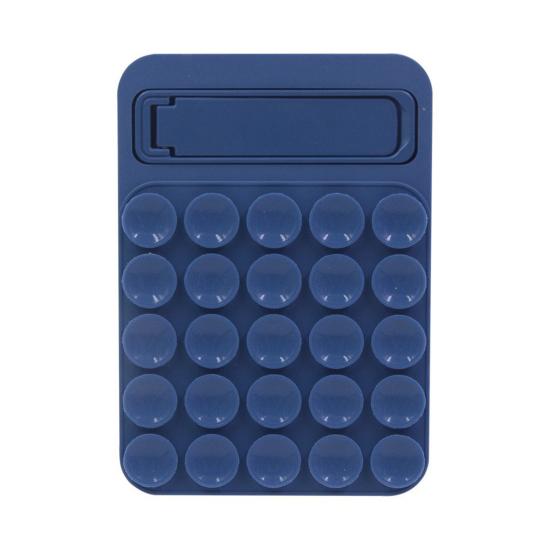 

Adhesive Phone Holder with Suction Cup And Stand Horizontal And Vertical Use Hands-Free Stand for Travel Office Kitchen темно-синього кольору