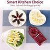 Multifunctional Dual Head Egg Slicer Cutter Hard Boiled Egg Preserved Egg Strawberry Banana Divider Kitchen Cutting Tool 2