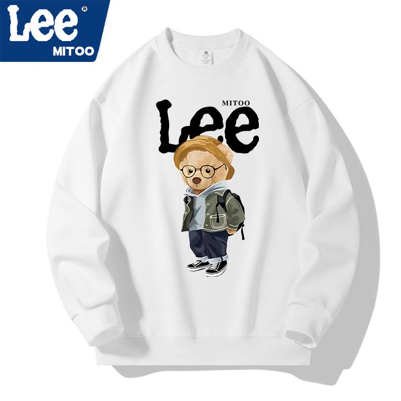 

Мужской повседневный флисовый свитшот Lee & Mitoo, осень/зима 2025 - Модный и универсальный, идеален для пар XL (Height 175-183 cm, Weight 70-80 kg)