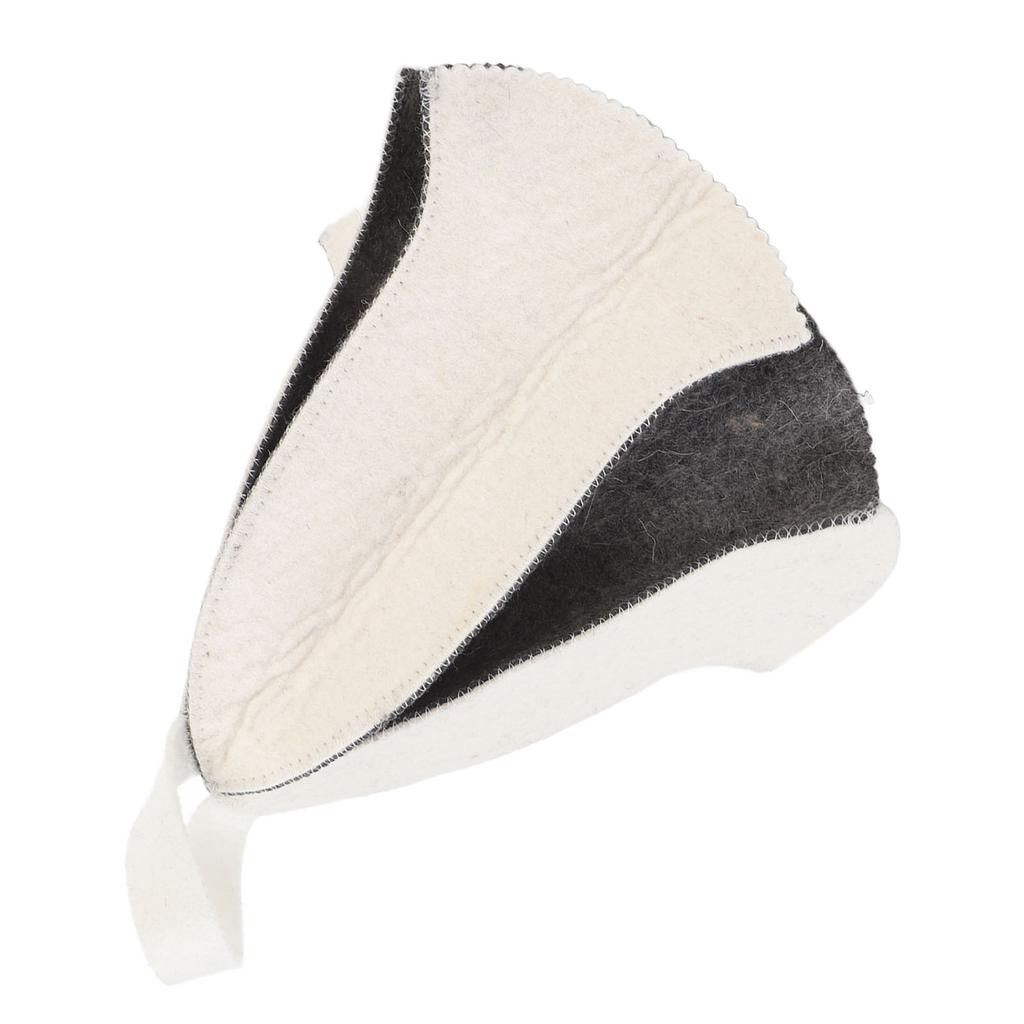 2pcs Steam Room Sauna Hat Insulating Comfortable Breathable Sauna Cap for Bathhouse Hot Dry Steam Room