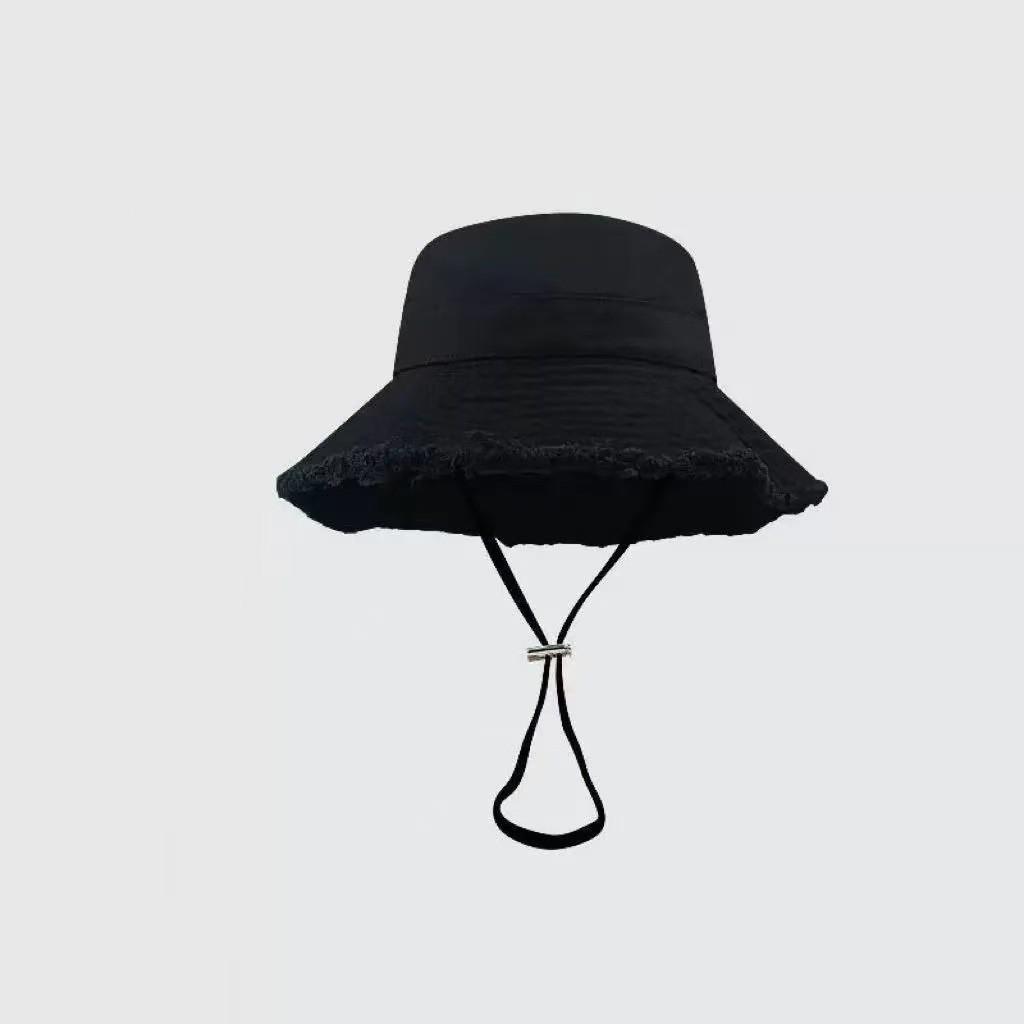 Cotton Waterwashed Fisher Cap With Sunshade For Summer Outdoor Sun Protection And Casual Wear