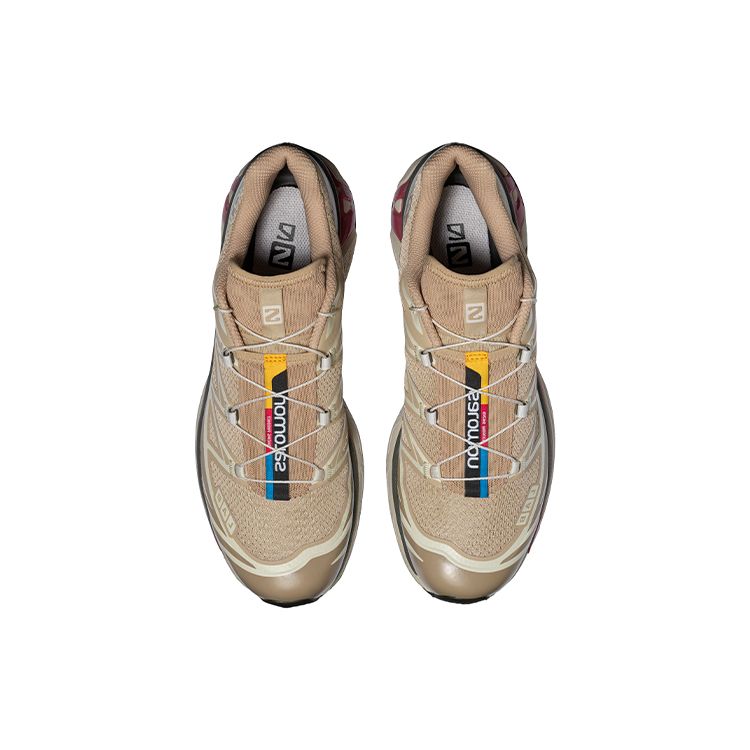 Salomon XT-6 Advanced PU Fabric Synthetic Leather Fashion Shock Absorbing Slip Resistant Durable Low Top Outdoor Functional Shoes Unisex Shoes 415747