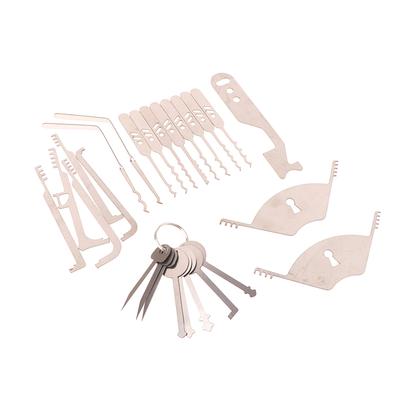 Bypassové Lockpicky Zámečnické EDC Nářadí Master Lock Pro Všechny Zámky Master Combo Zámek Údržbová Sada Multitool Dveřní Opravná Hřebenová Nářadí