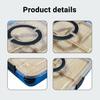 Bamboo Cheese Board With Compartment Outdoor Portable Snack Platter For Party Home