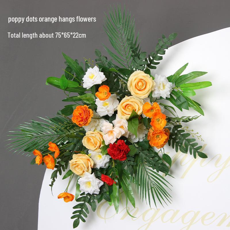 Mori Style Artificial Wedding Floral Aisle Decoration