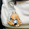 Explosive creative mischief cat rotatable keychain backpack pendant figurine gift toy