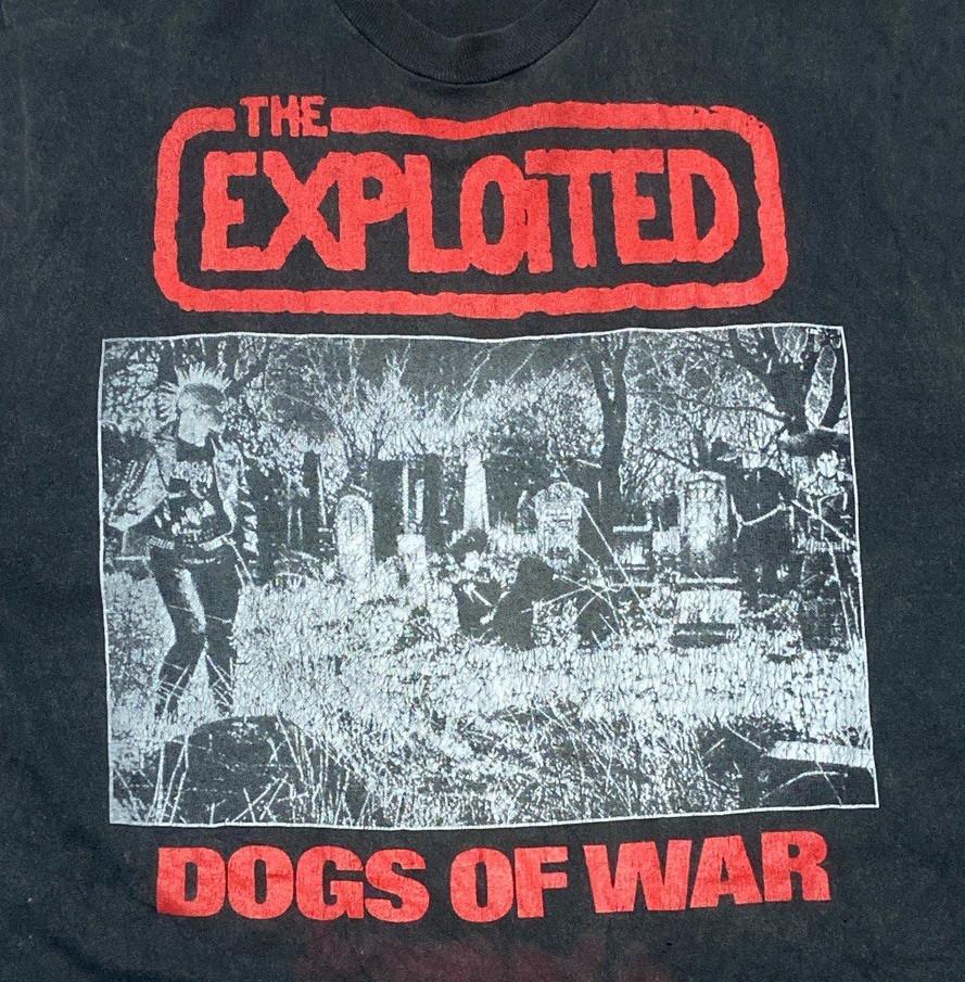 VTG The Exploited Dogs Of War Unisex T-Shirt All Size Gift For Fan EG173 Unisex T-Shirt XXXXL