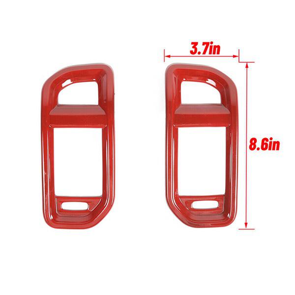 2-Pack Side Air Vent Trim for 18-21 Dodge Ram Center Console Other
