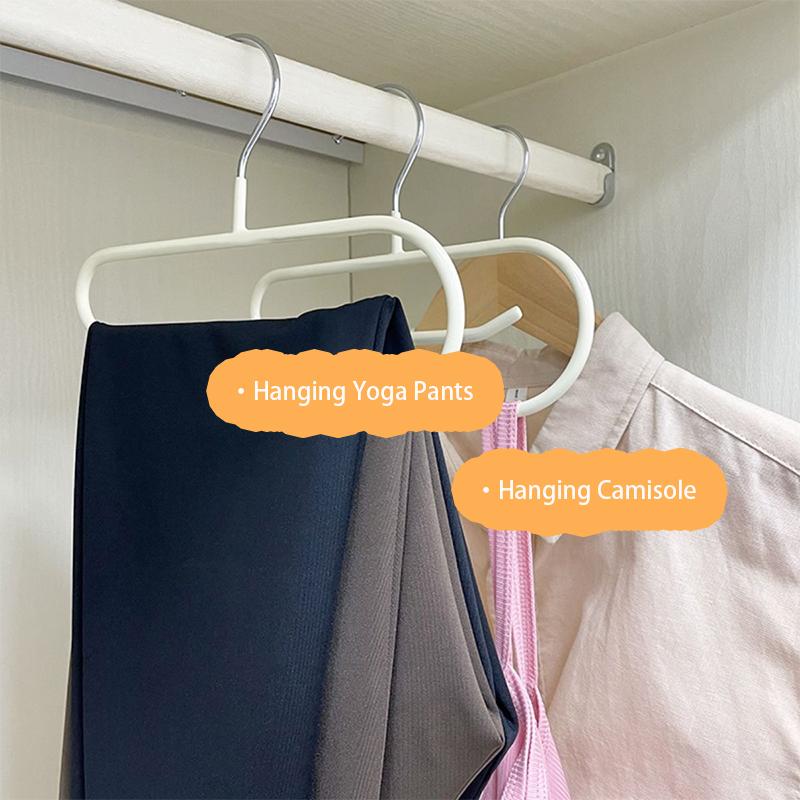1/2pcs New Clothes Hanger Hook,Multi-functional Metal Hanging Hooks for Storage Scarf Bra Bags Ties,Hat Storage Organizer Holder