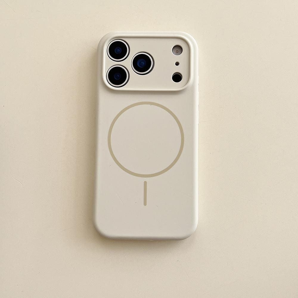 

Liquid Silicone Phone Case for Magsafe Mag Safe Iphone 17 Air 16 Pro Max 15 Plus 14 13 12 Pro 17Pro 16Pro Magnetic Shockproof Silky Touch Phone Cover iphone 17 pro max білий