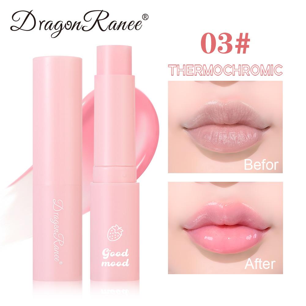 Dragon Ranee Strawberry Tinted Lip Balm - Moisturizing, Color-Changing, Hydrating