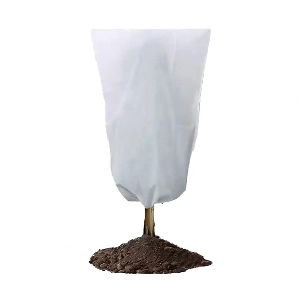 Plant Freeze Protection Cover with Drawstring Zipper Reusable Winter Outdoor Tree Shrubs Potted Plants Frost Protection Bag