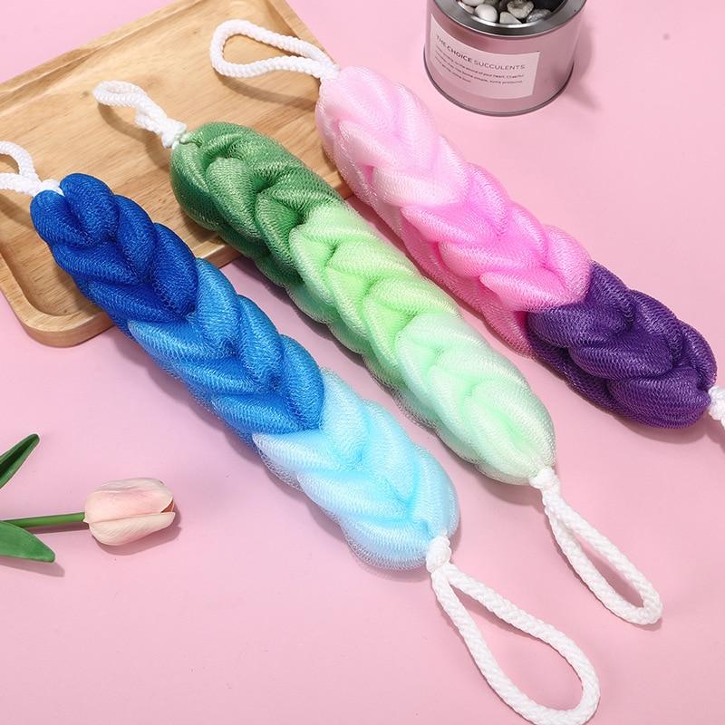 

Ванна Щетка для тела Скраб Спина Скруббер Мочалка Сетчатый душ Loofahs Ванна Массаж тела Щетка Для ванной комнаты Антицеллюлитные губки Щетка