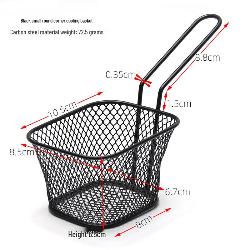 Kreativní talíř na ovoce a košík na hranolky ve tvaru lodičky, chladicí mřížka