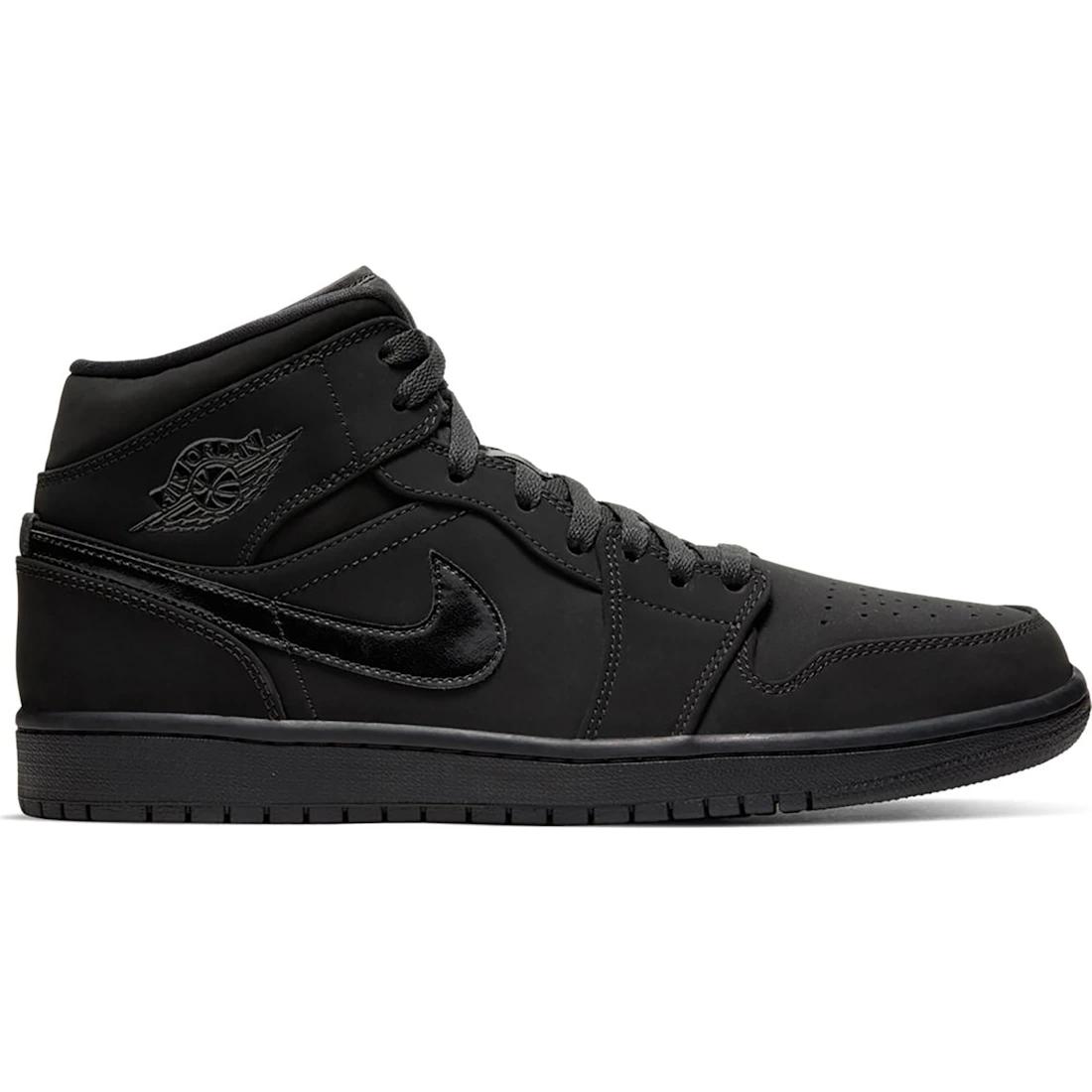 

Sneaker Jordan 1 Mid Triple Black (2020)(554724-056) 43