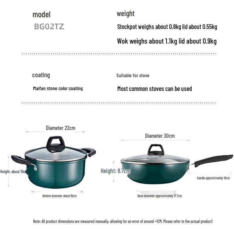 COOKER KING Non-Stick Cookware Set