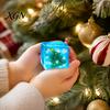 Reindeer Squeeze Toy Glow-in-the-Dark Christmas Stress Cube, Santa Tree Snowflake Party Favors Relief Toy, Sensory for Adults Kids