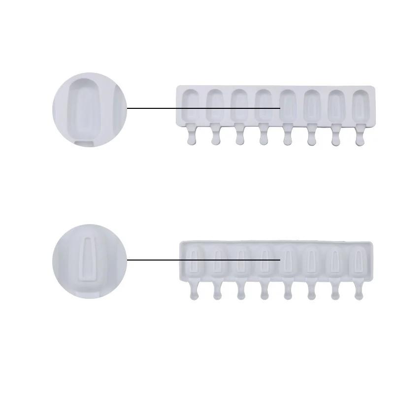 Kitchen Tools Silicone Popsicle Mold for DIY Cake Dessert Jelly Pudding Ice Cream Cube Tray Bakeware Pan Decor Accessories