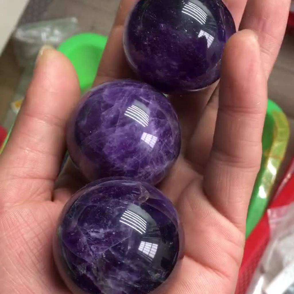 Natural Dreamy Amethyst Ball Amethyst Stone Polished Home Decoration
