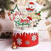 Decoration Xmas Birthday Christmas Theme Christmas Decoration Cupcake Decor Cake Toppers Cake Flags