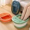 Portable Folding Plastic Foot Bath with Lid for Foot Massage