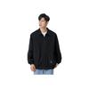 Li Ning X Jackie Chan Collaboration Kung Fu Series Comfortable Casual Windproof Breathable Loose Solid Color Jacket Men Jacket Black AFDUA49-2