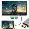 Xiwai Mini HDMI HDTV Hyper Slim HDMI Cord 8K 4K To for Cameras and HDTVs Ultra-Thin 2.1 Cable, 0.5 Meter, 2.0, Type-A Type-C