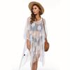 Hollow Out Beach Cover Up Lace Mesh Bikini Cover Up Fashion Swimsuit Cover Up  For Women
