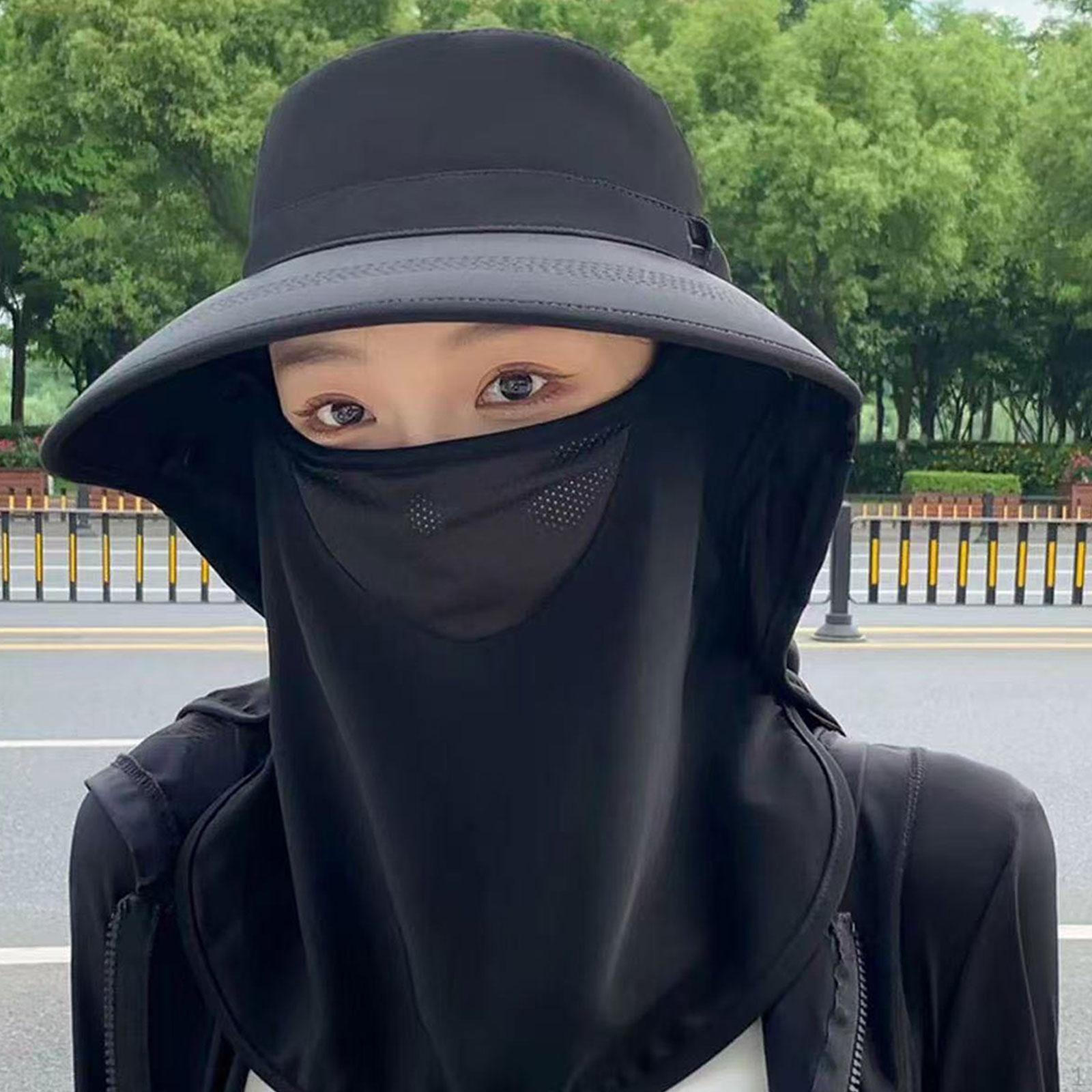 

Солнцезащитная шляпа для рыбалки, пляжа, дышащая, летняя, с широкими полями для защиты от солнца чёрный