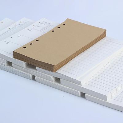 6-Hole A5 Notebook Refill: A6 Size, 80 Sheets, 100gsm Dowling Paper