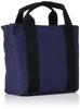 Snoopy Mini Tote Canvas mit breiter schlichter Mini-Marineblau-Tasche, Fächern, Zwickel, Tasche/Lunchtasche, 0131, Damen, (SPC-1173)