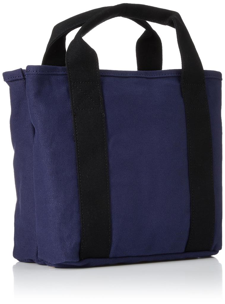 Snoopy Mini Tote Canvas mit breiter schlichter Mini-Marineblau-Tasche, Fächern, Zwickel, Tasche/Lunchtasche, 0131, Damen, (SPC-1173)