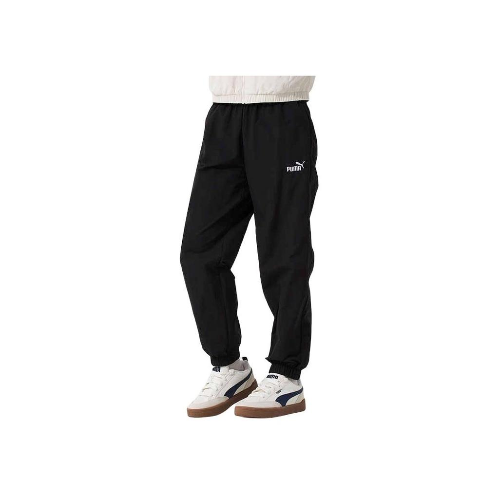Puma Sports Lifestyle Series Ss25 Casual Mote Komfortable Allsidige Strikkede Sportsbukser Dame Underdeler Svart 688567-01
